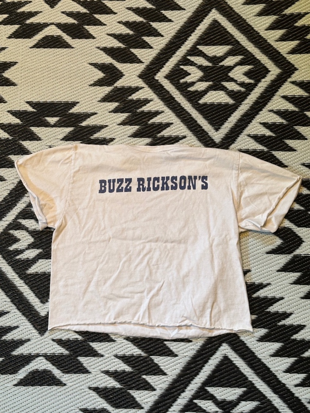 Buzz Rickson's Snoopy US NAVY Repro Cropped Tee